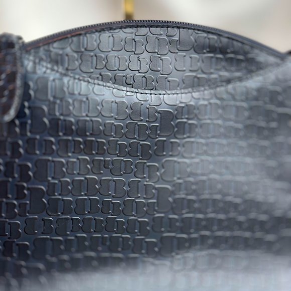 Vintage - RARE - Bally Embossed Leather Shoulder Bag - Picture 4 of 7